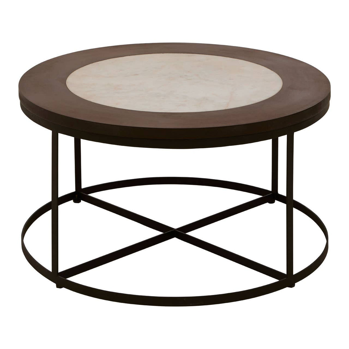 Vasco Side Table With Latticed Base.