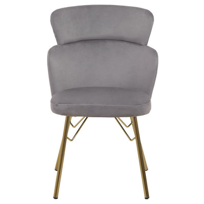 Noosa & Co. Living Veneto Grey Velvet Chair House of Isabella UK