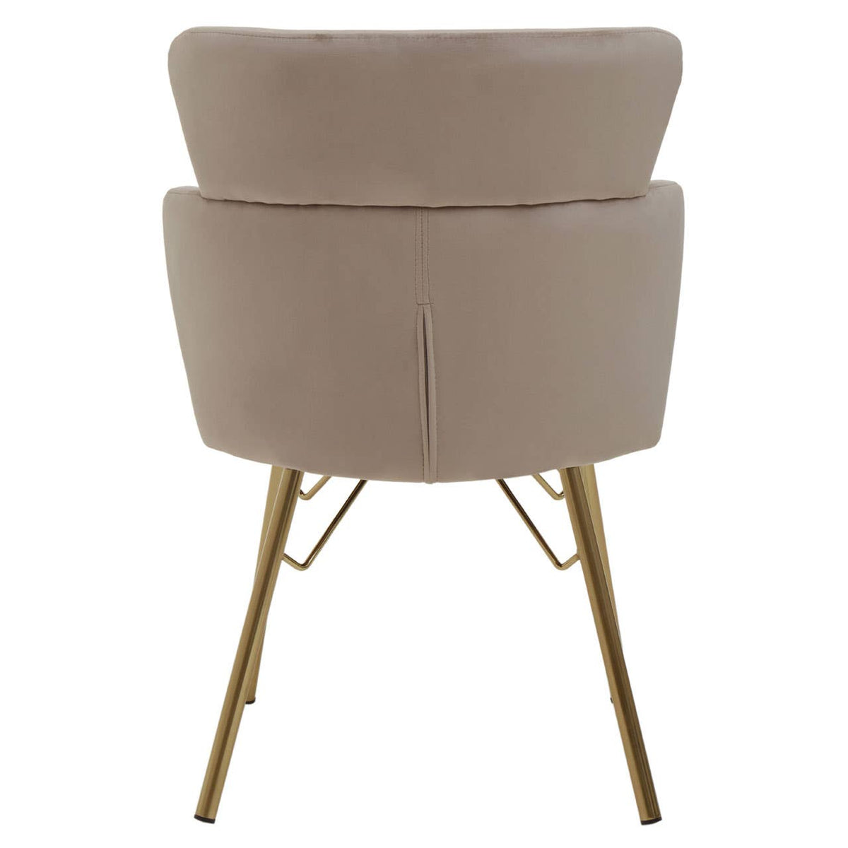 Veneto Mink Velvet Chair.