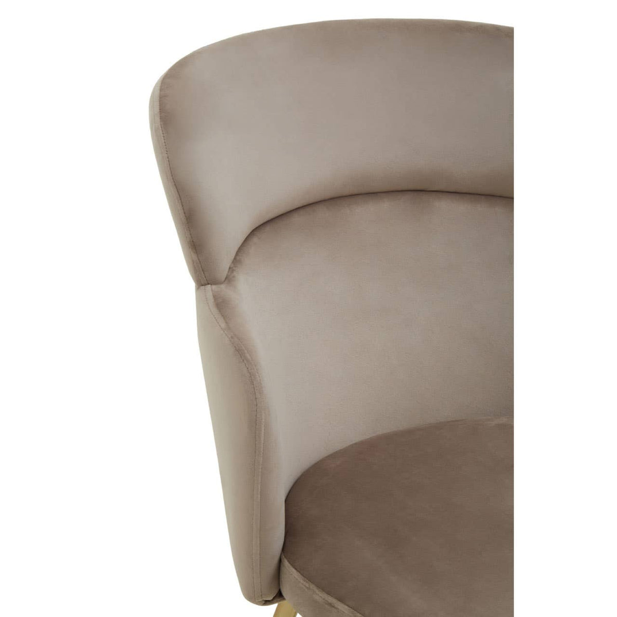 Veneto Mink Velvet Chair.
