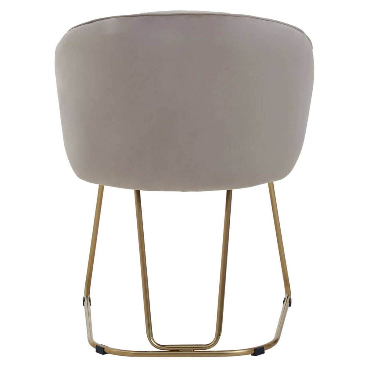 Veneto Mink Velvet Dinner Chair.