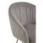 Veneto Mink Velvet Dinner Chair.