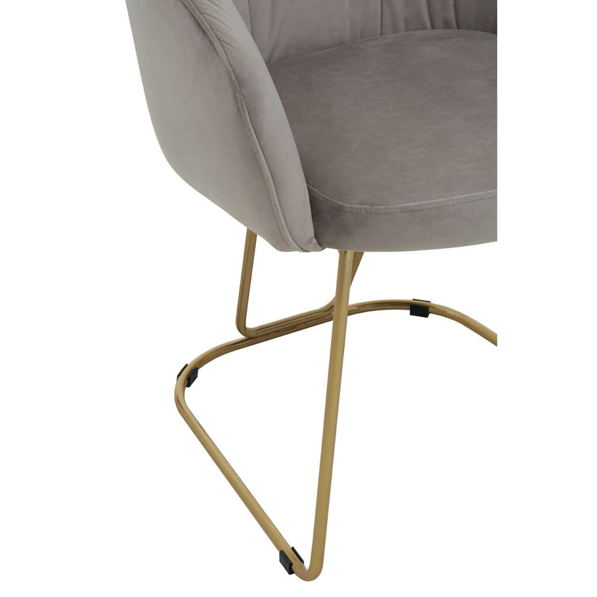 Veneto Mink Velvet Dinner Chair.