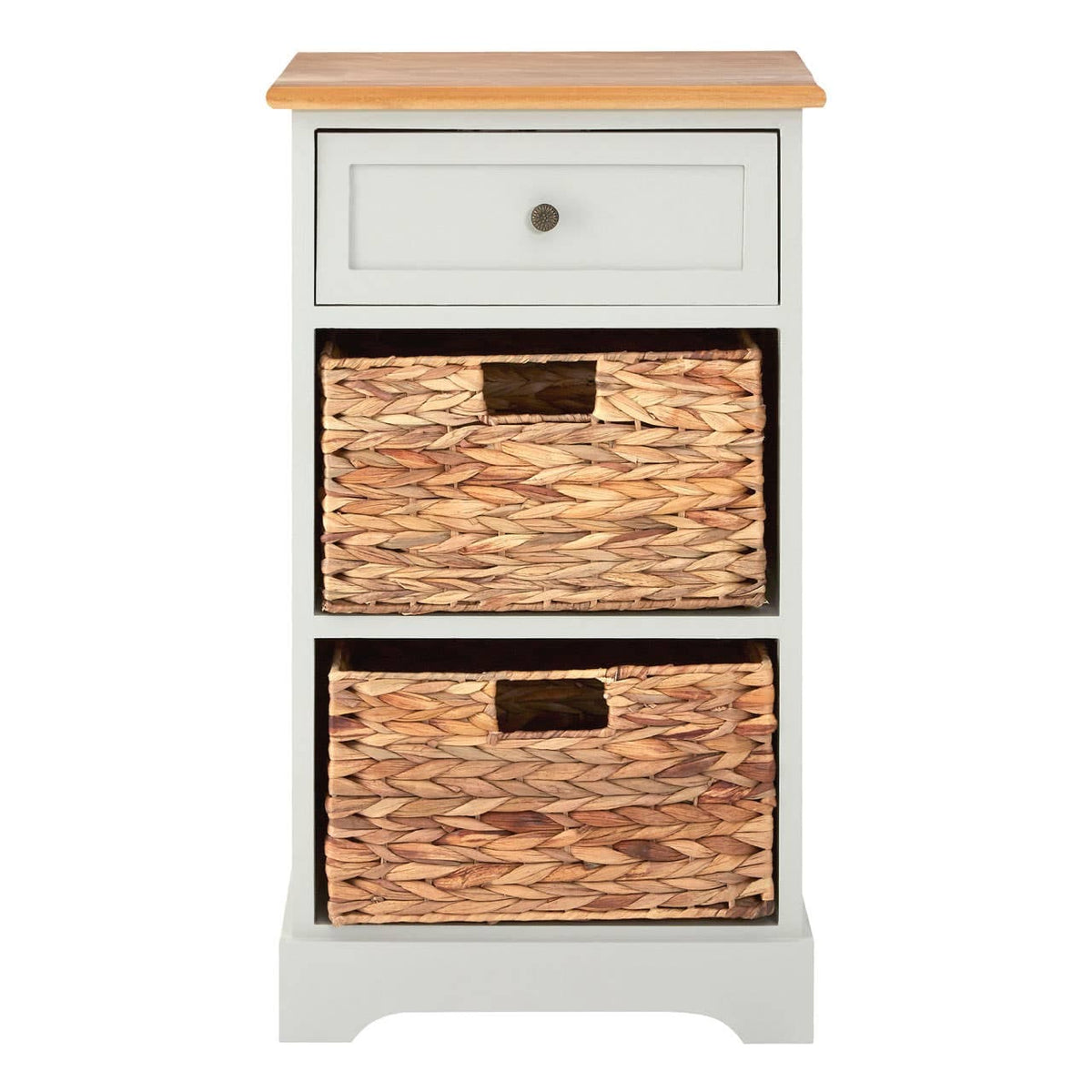 Vermont One Drawer Two Baskets Cabinet.
