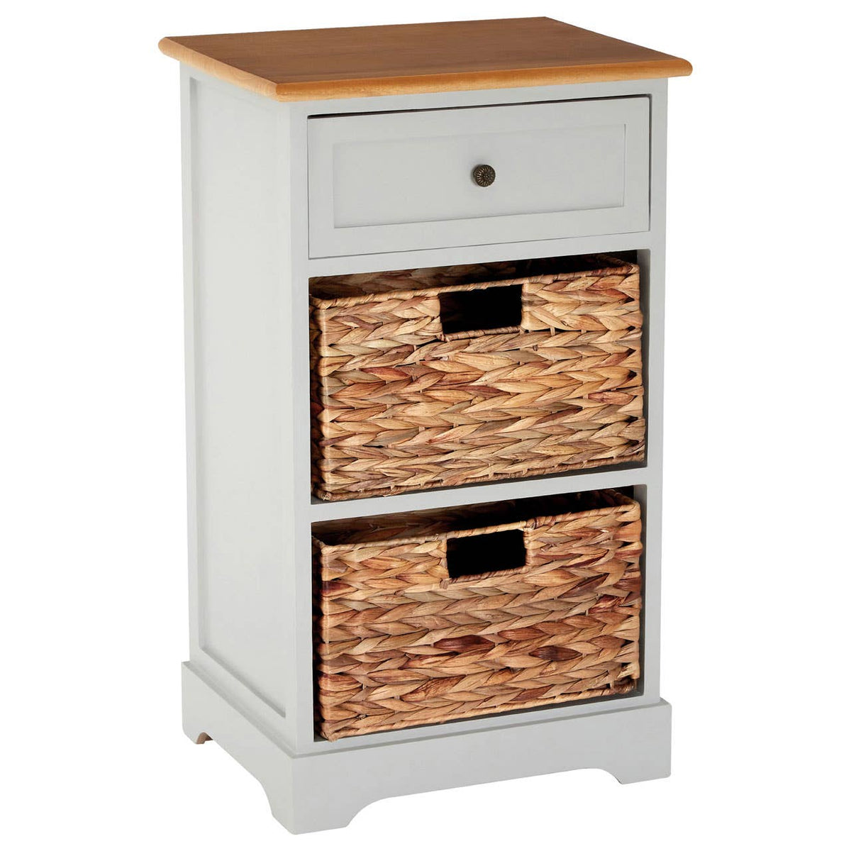 Vermont One Drawer Two Baskets Cabinet.