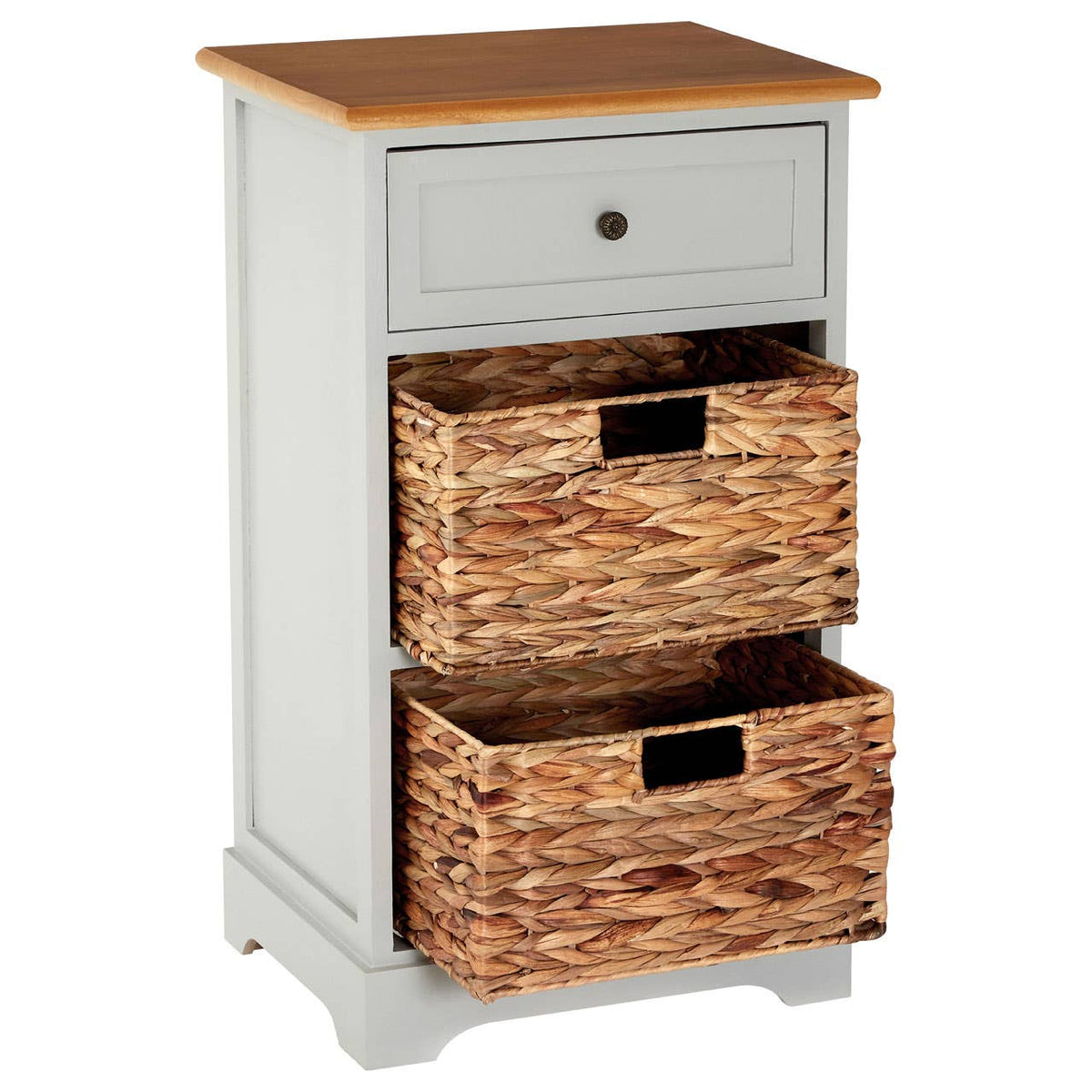 Vermont One Drawer Two Baskets Cabinet.