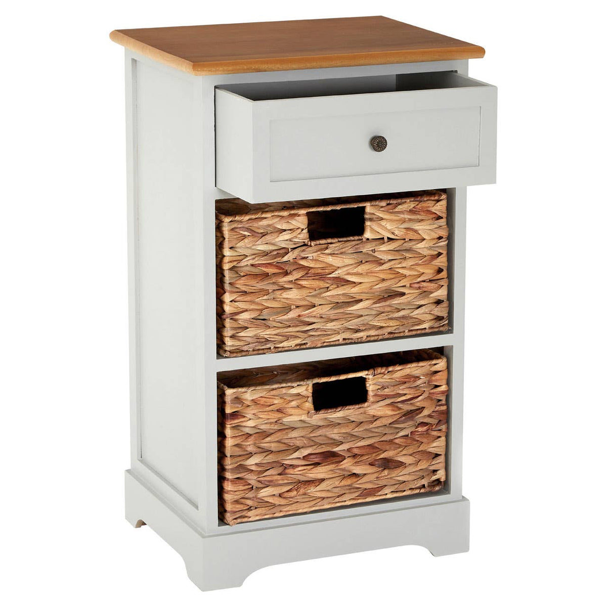 Vermont One Drawer Two Baskets Cabinet.
