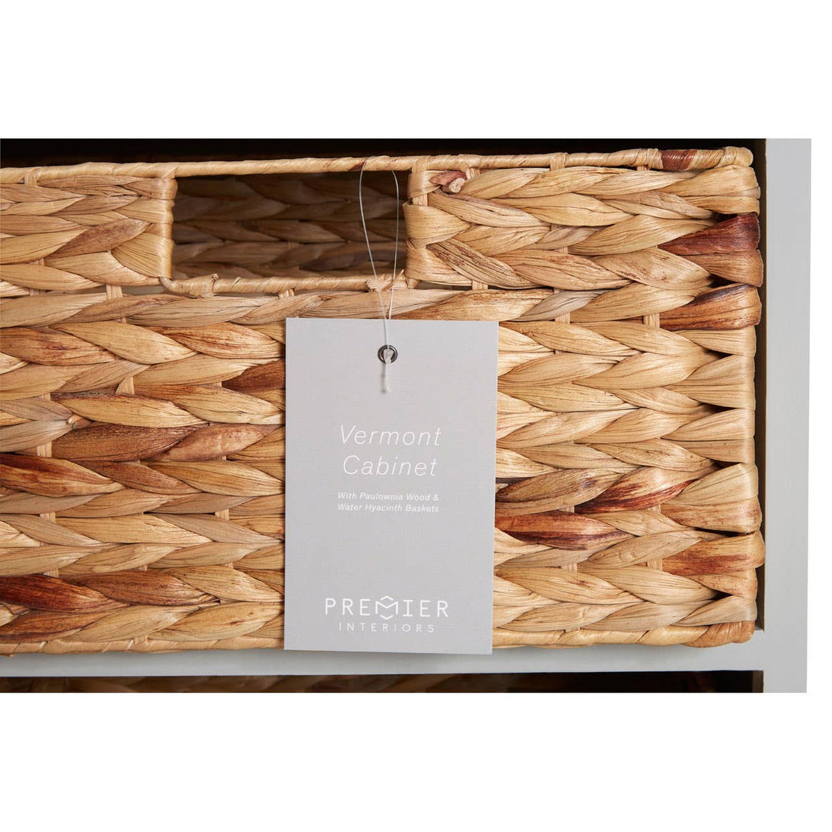 Vermont Two Drawers Four Baskets Cabinet.