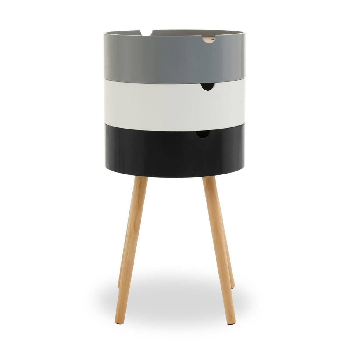 Viborg Three Tier Storage Side Table.