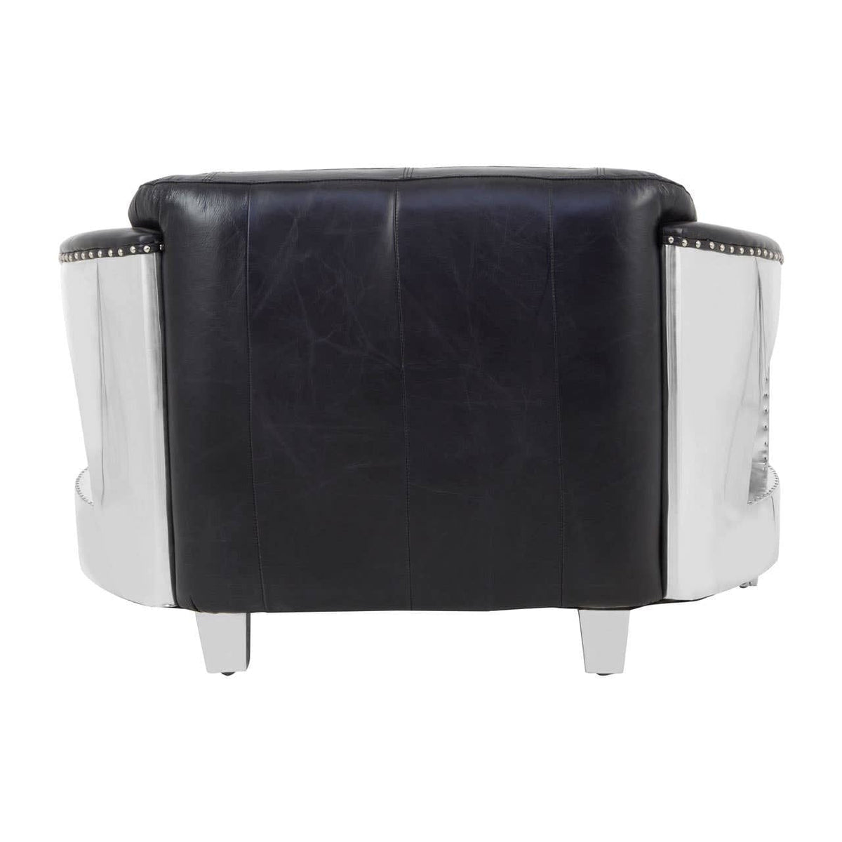 Noosa & Co. Living Victor 2 Seat Black Leather Sofa House of Isabella UK