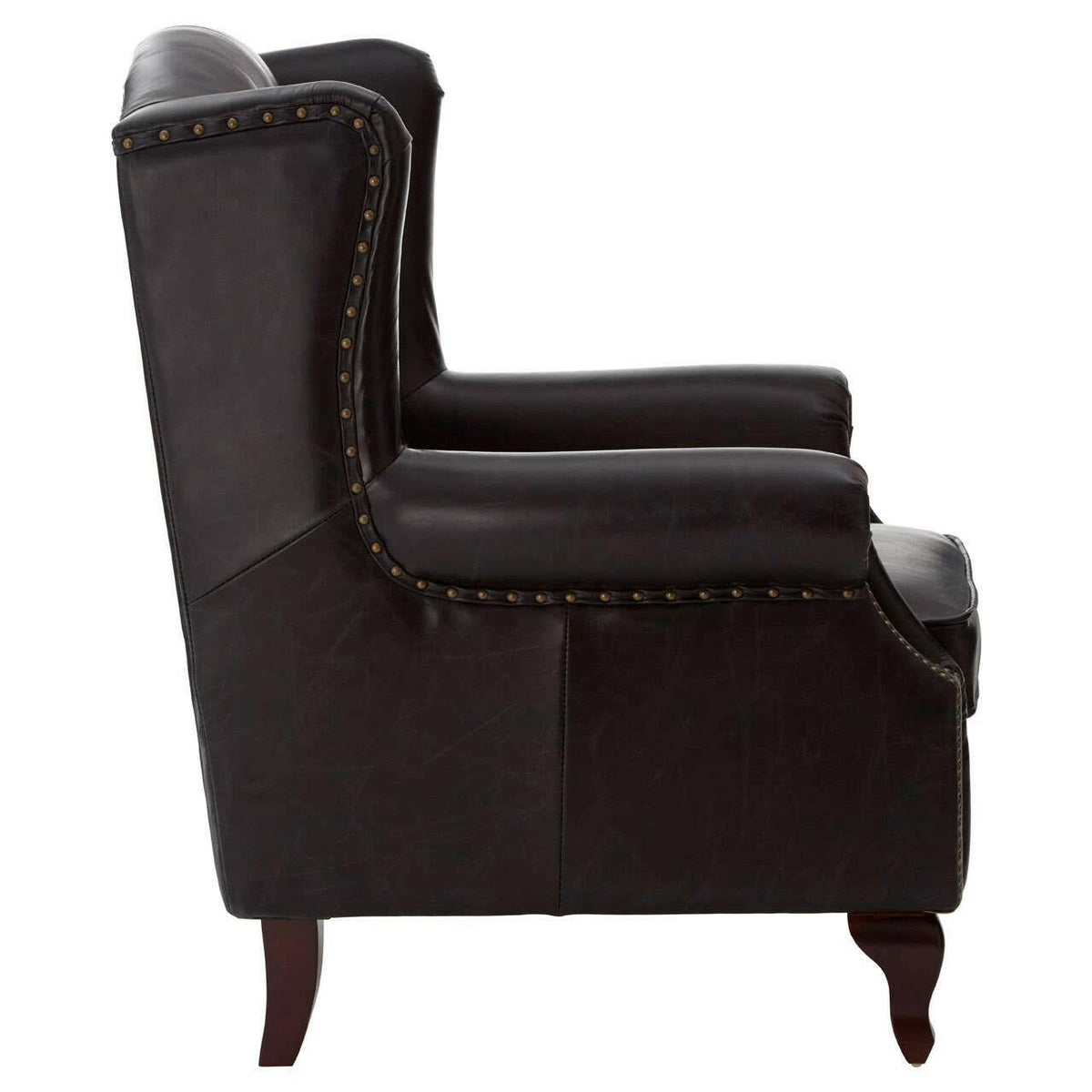 Victor Black Scroll Armchair.