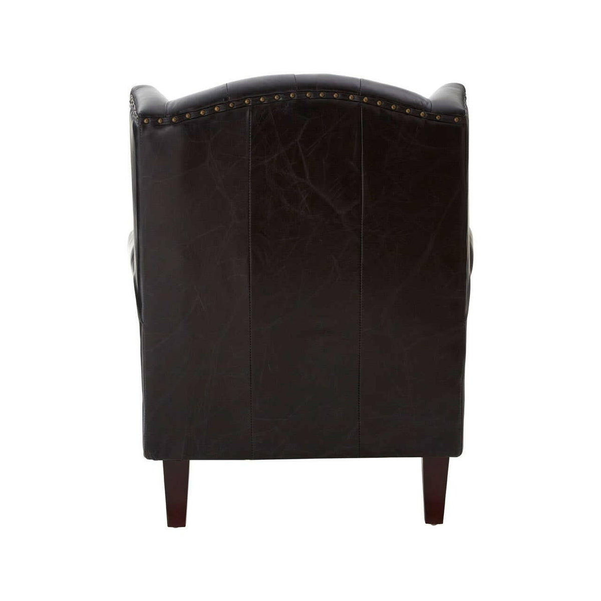 Victor Black Scroll Armchair.