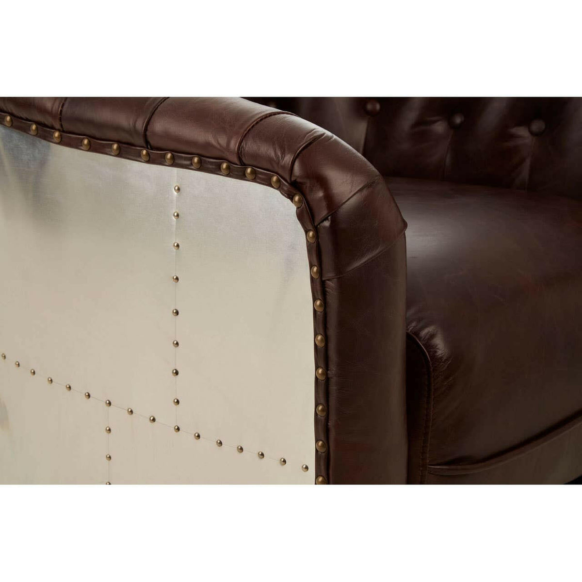 Victor Classic Armchair With Buttoned Back.