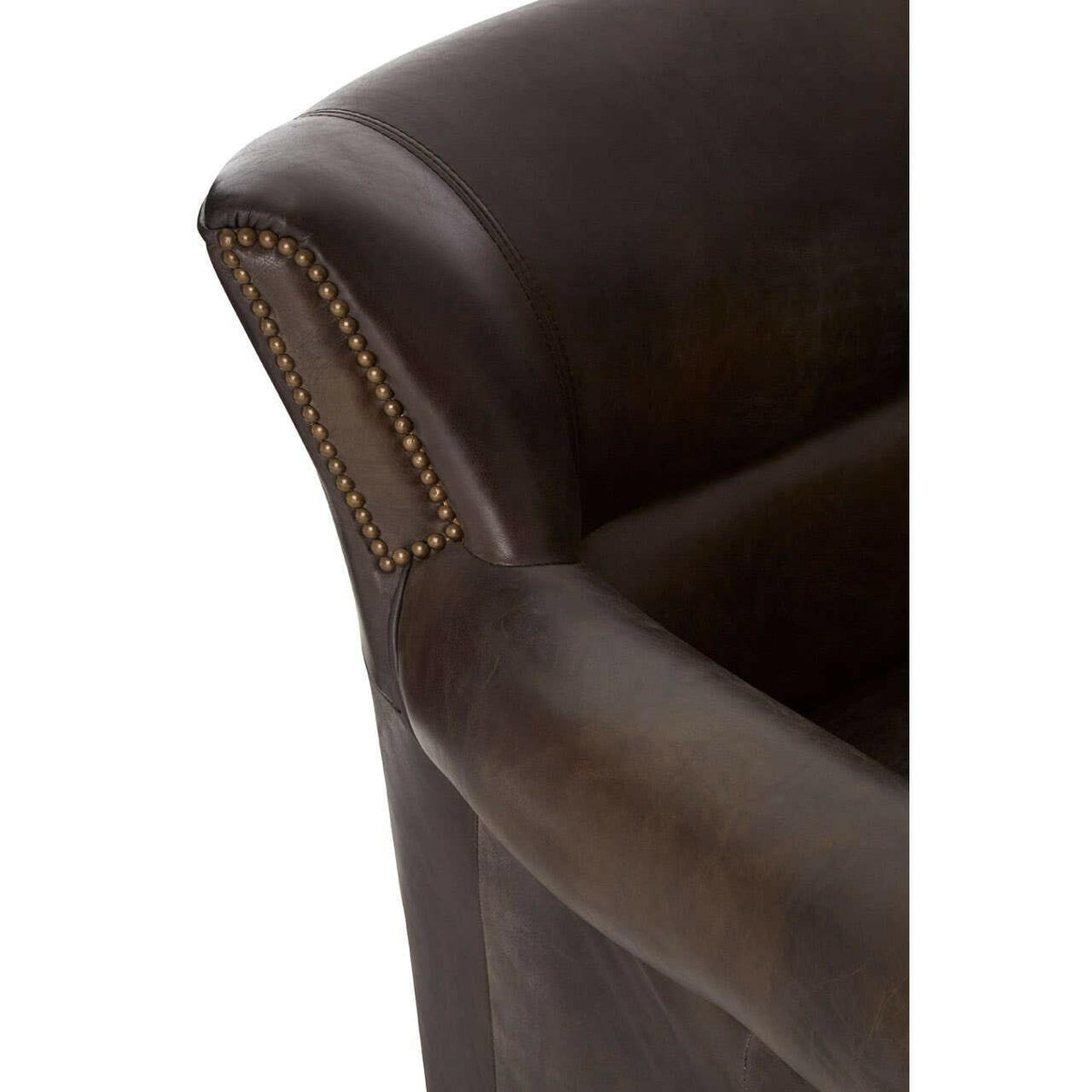 Victor Dark Grey Scroll Armchair.