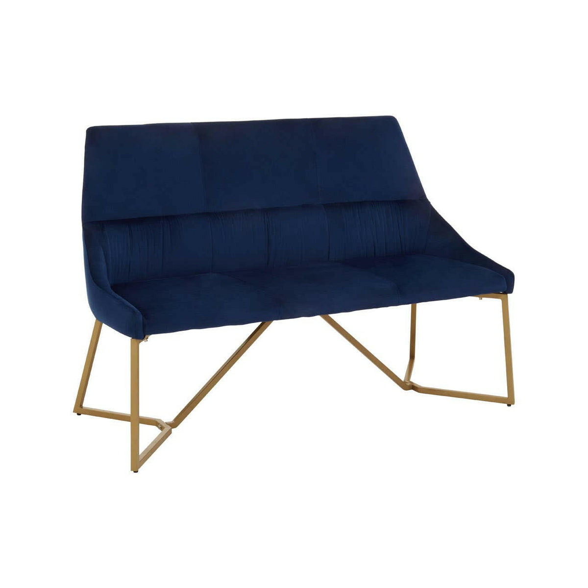 Vieste Midnight Velvet Bench.
