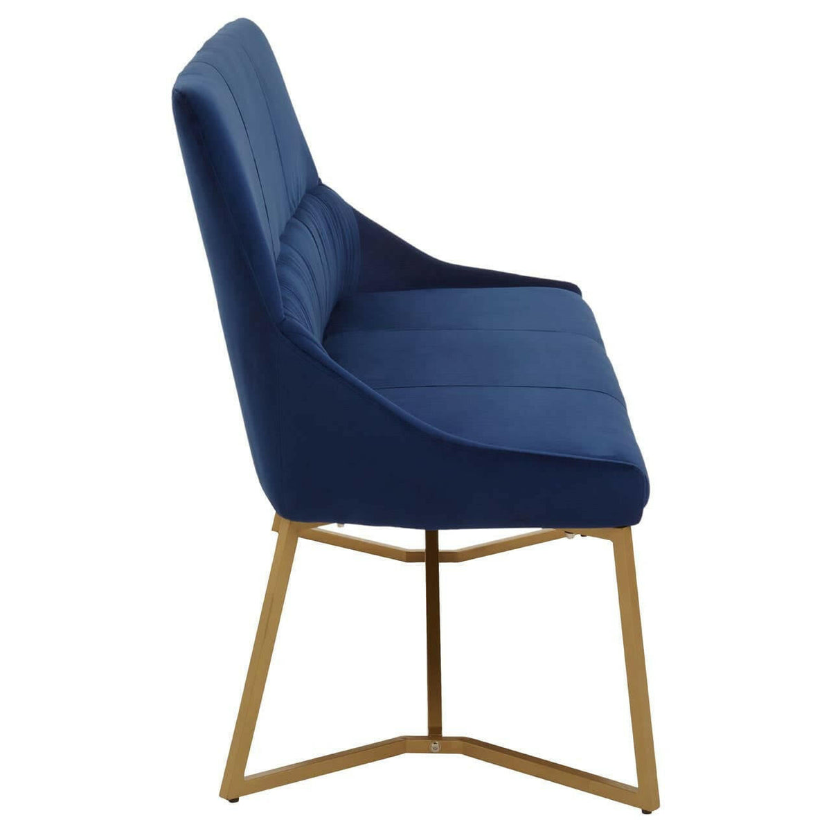 Vieste Midnight Velvet Bench.