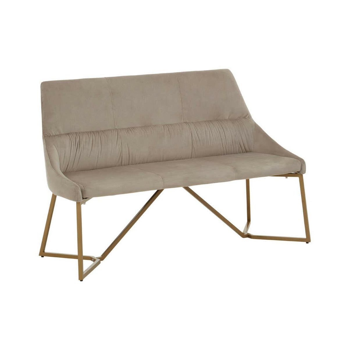 Vieste Mink Velvet Bench.
