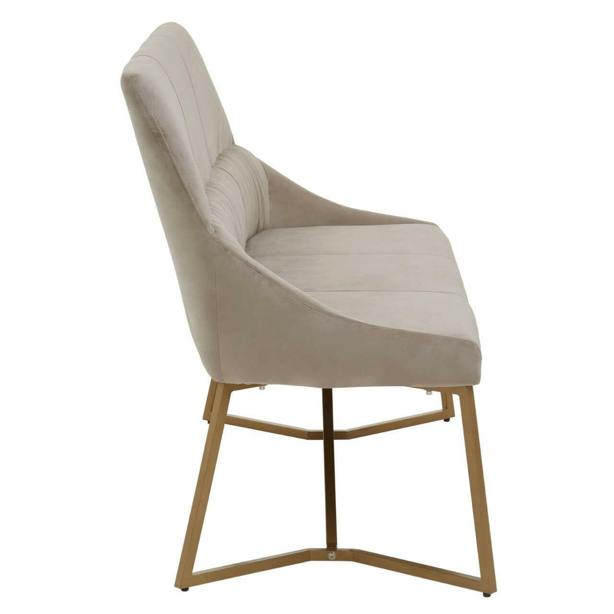 Vieste Mink Velvet Bench.