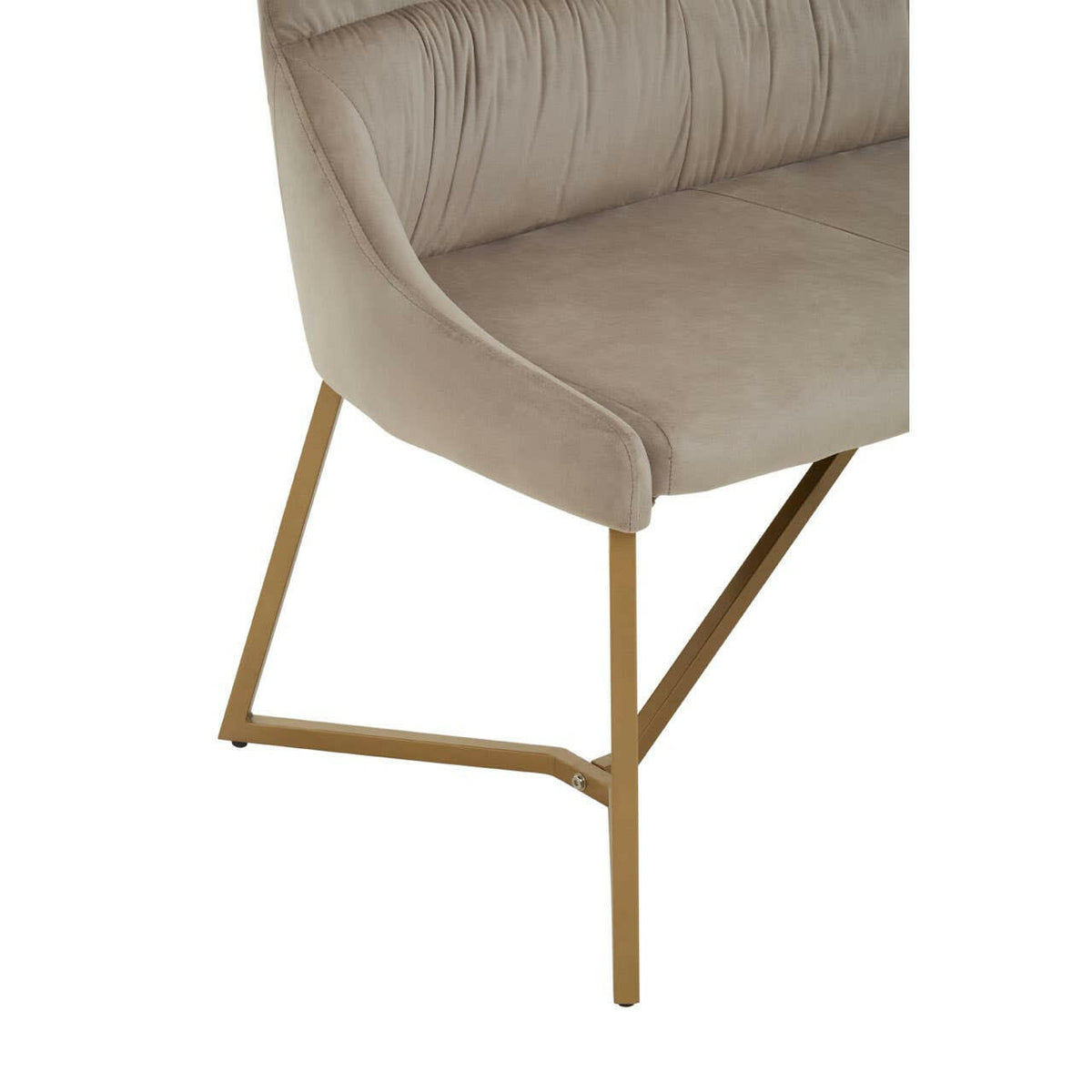 Vieste Mink Velvet Bench.