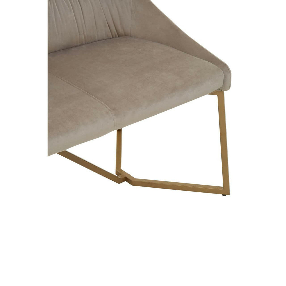 Vieste Mink Velvet Bench.