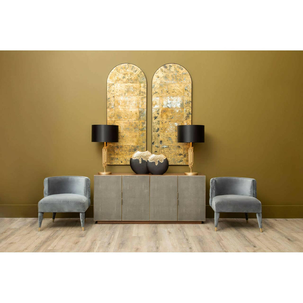 Villi Grey Feature Chair.