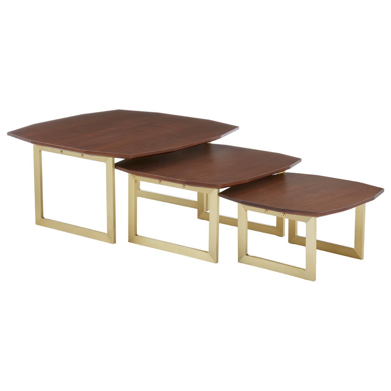 Noosa & Co. Living Villi Set of Three Nesting Side Tables House of Isabella UK