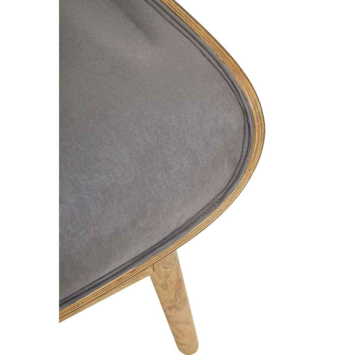 Vinsi Dark Grey Velvet Chair.