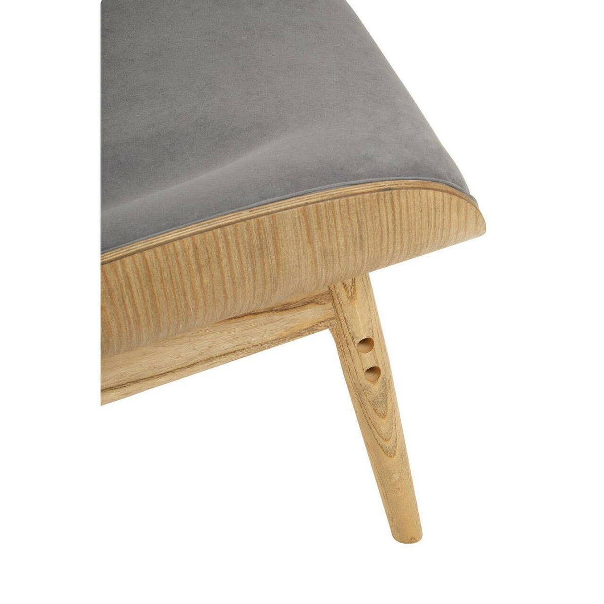 Vinsi Dark Grey Velvet Chair.