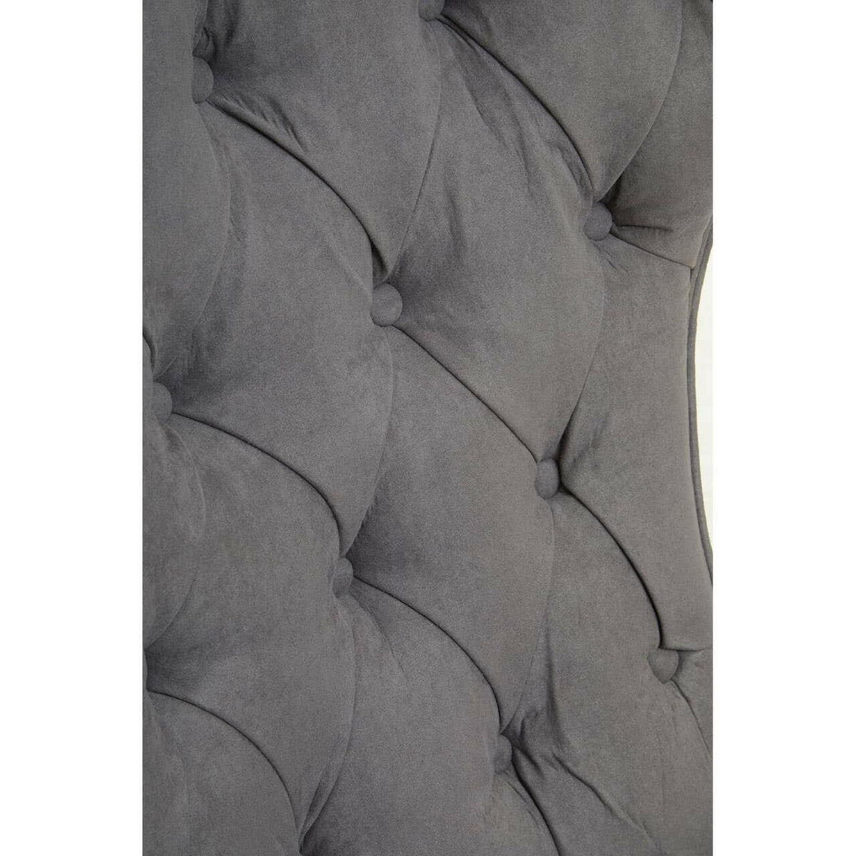 Vinsi Dark Grey Velvet Chair.