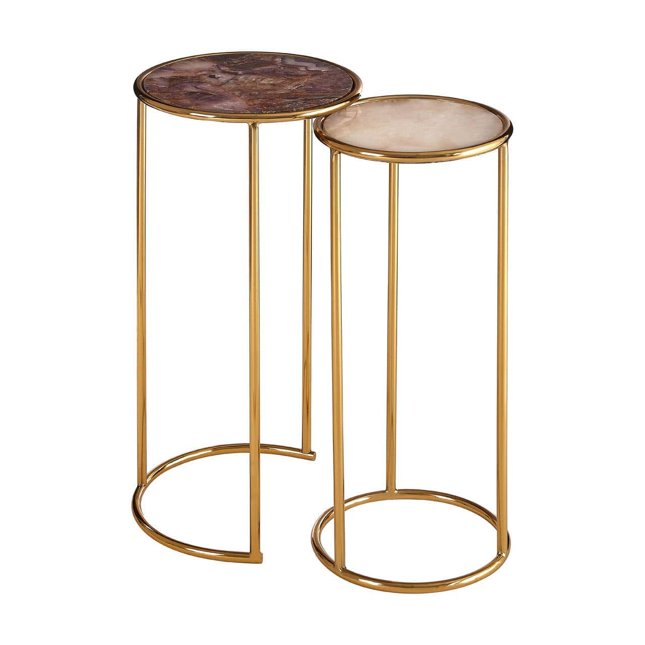 Noosa & Co. Living Vita Set Of 2 Nesting Side Tables House of Isabella UK