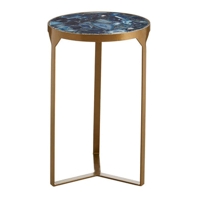 Noosa & Co. Living Vizzini Round Agate Side Table House of Isabella UK