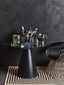 Noosa & Co. Living Vogue Black Velvet and Silver Frame Chair House of Isabella UK