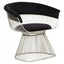 Noosa & Co. Living Vogue Black Velvet and Silver Frame Chair House of Isabella UK