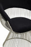 Noosa & Co. Living Vogue Black Velvet and Silver Frame Chair House of Isabella UK