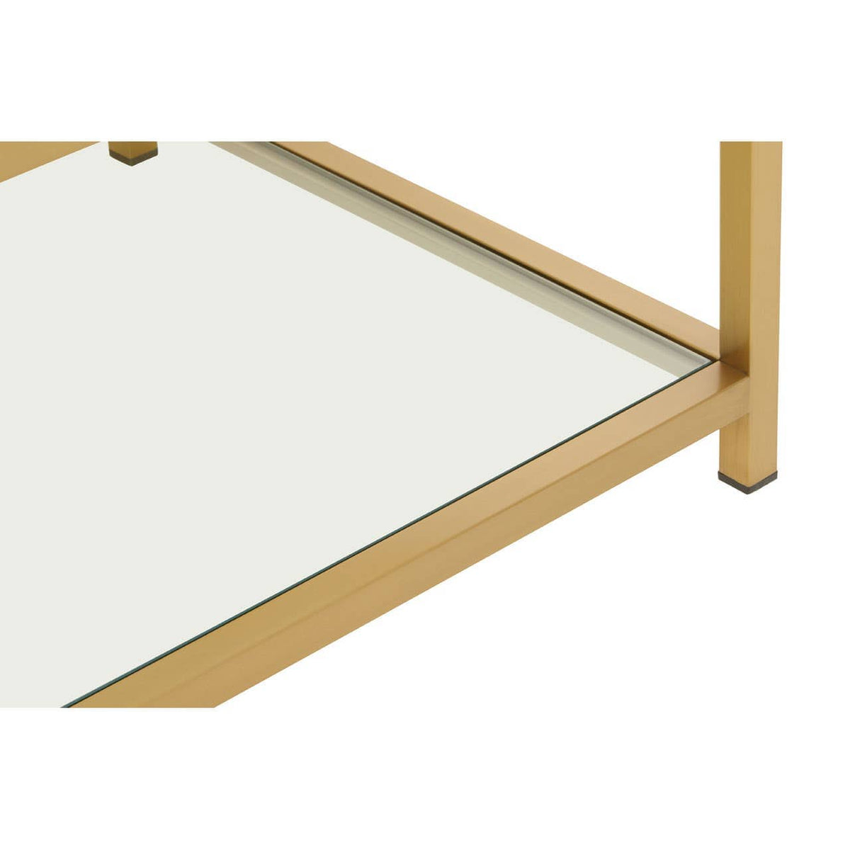 Vogue Matte Gold End Table.