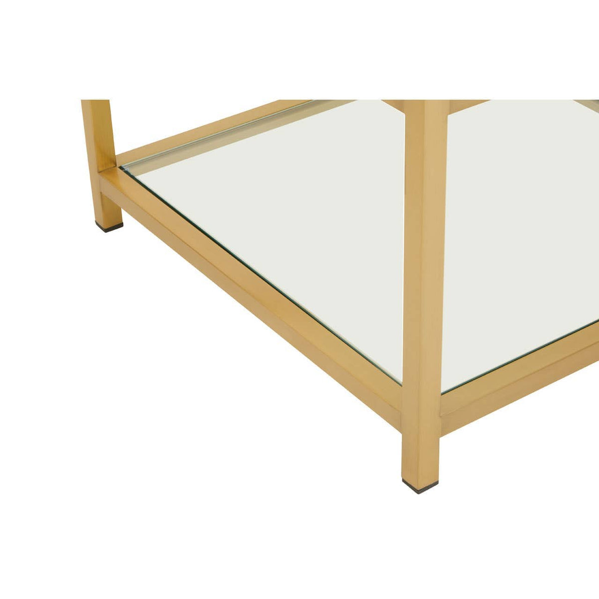 Vogue Matte Gold End Table.
