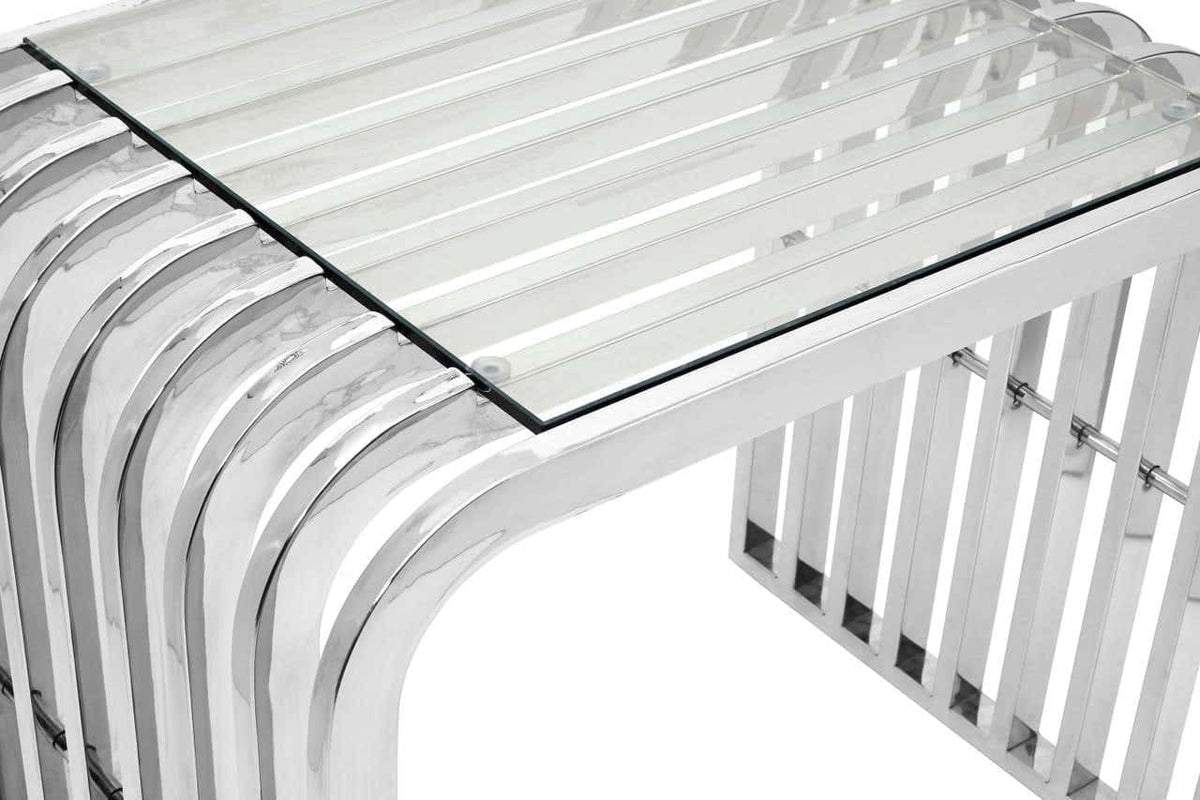 Noosa & Co. Living Vogue Slatted End Table House of Isabella UK