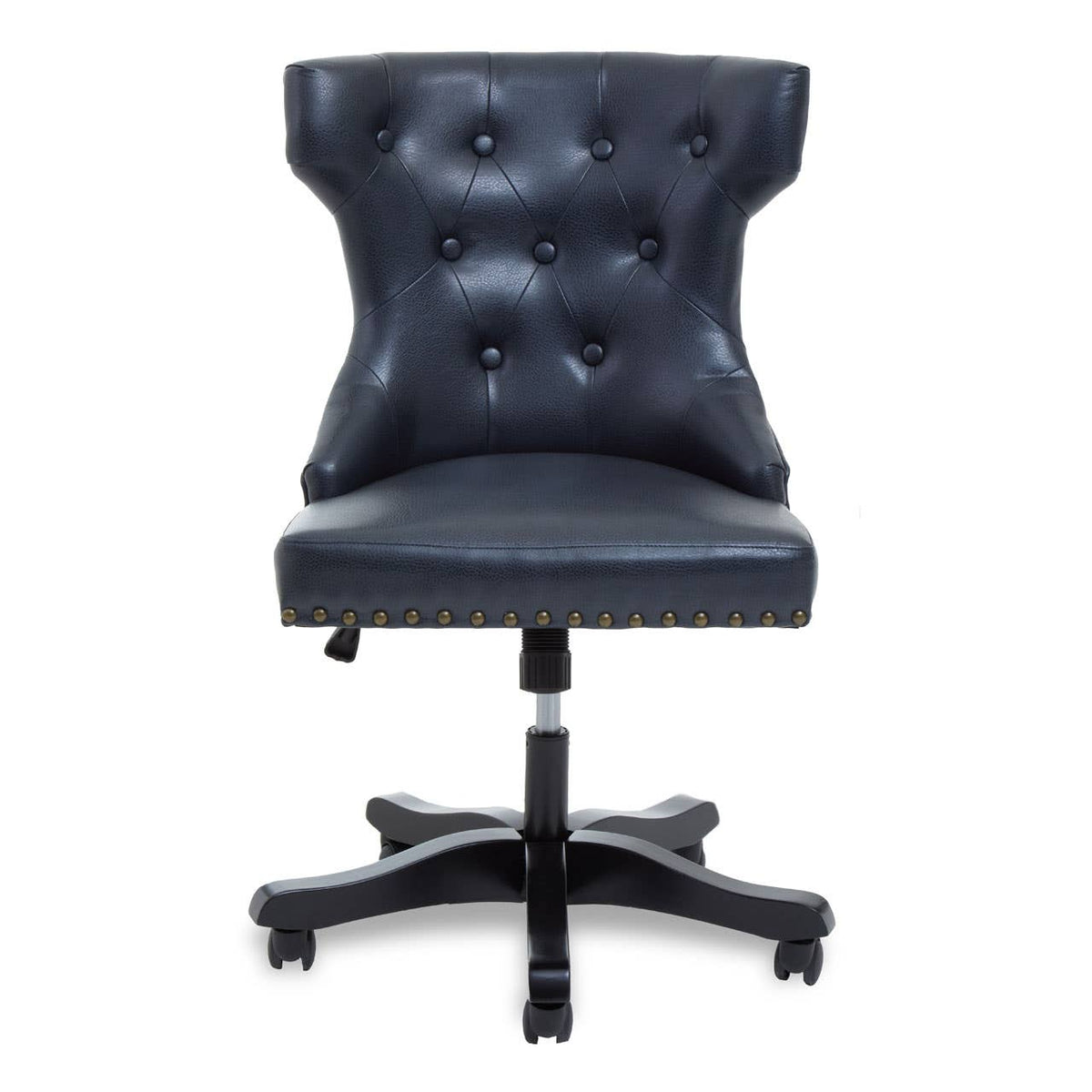 Walson Black Leather Effect Home Office Chair.
