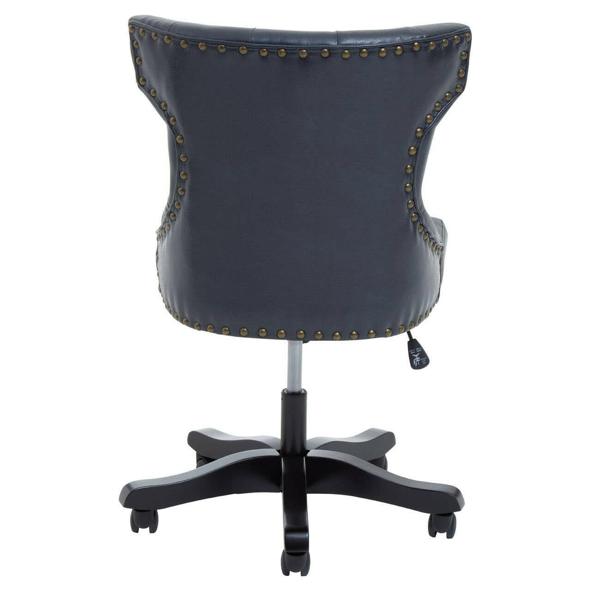 Walson Black Leather Effect Home Office Chair.