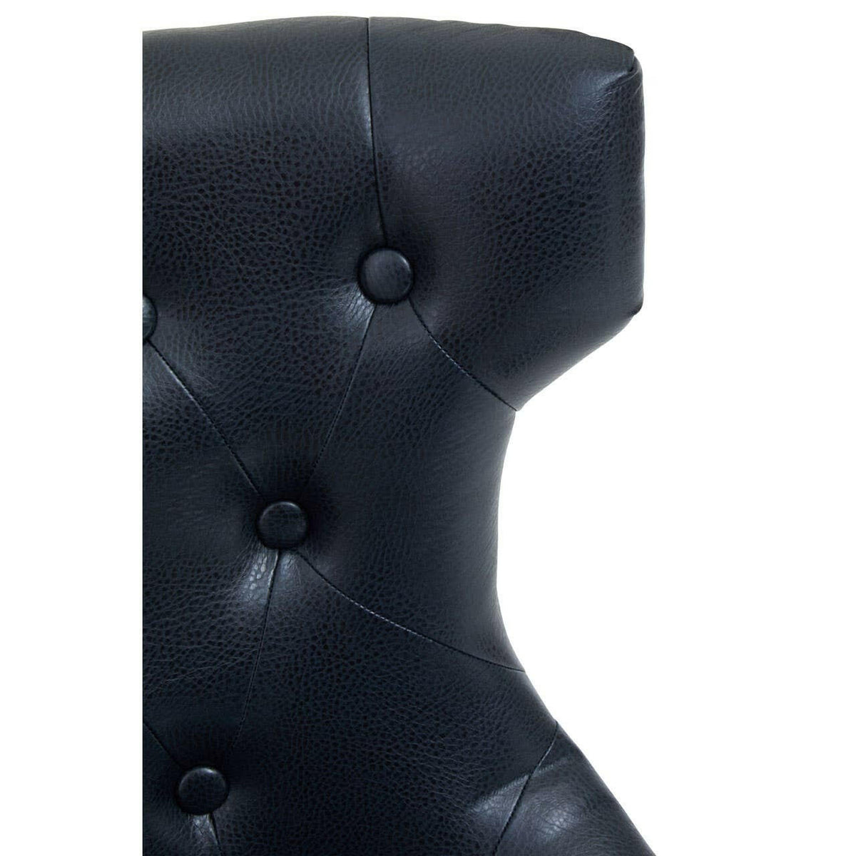 Walson Black Leather Effect Home Office Chair.