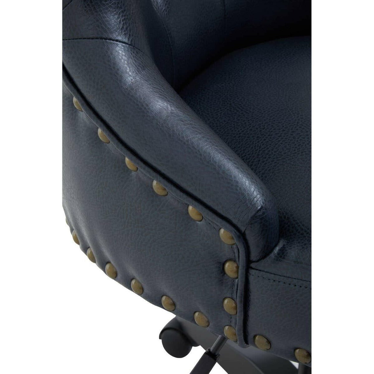 Walson Black Leather Effect Home Office Chair.