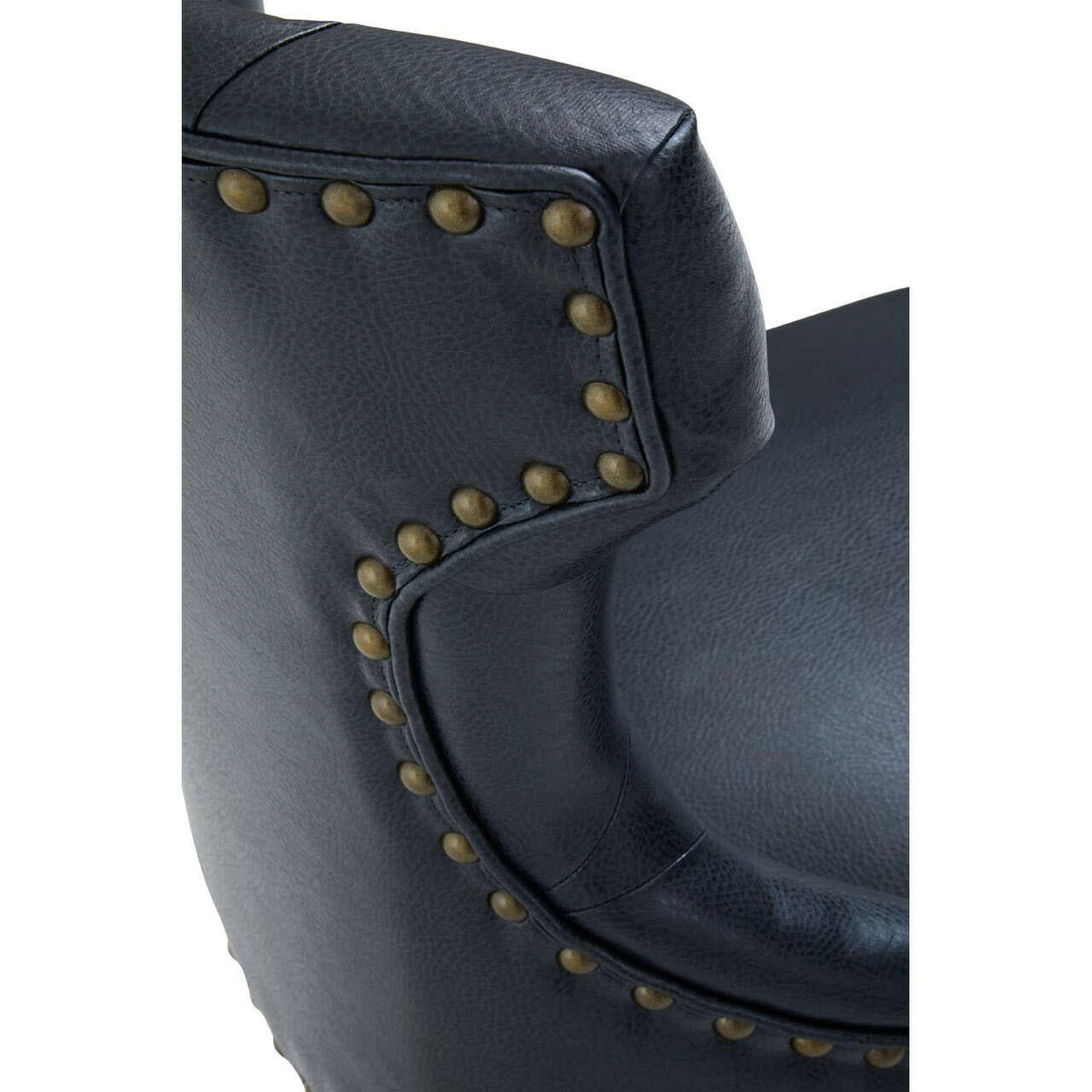 Walson Black Leather Effect Home Office Chair.