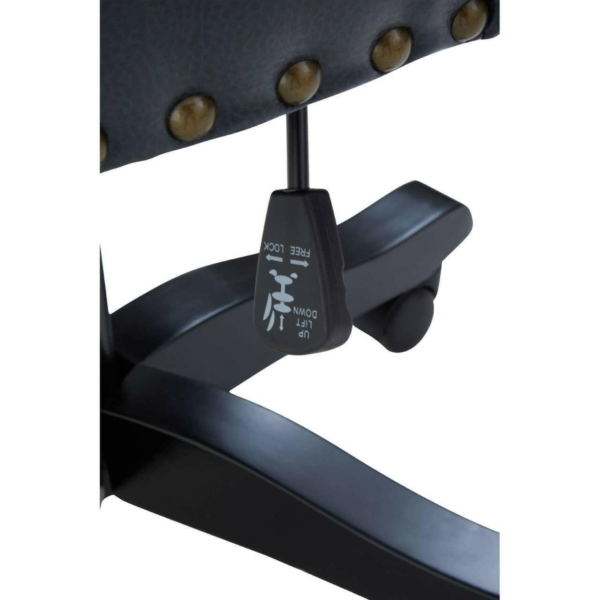 Walson Black Leather Effect Home Office Chair.