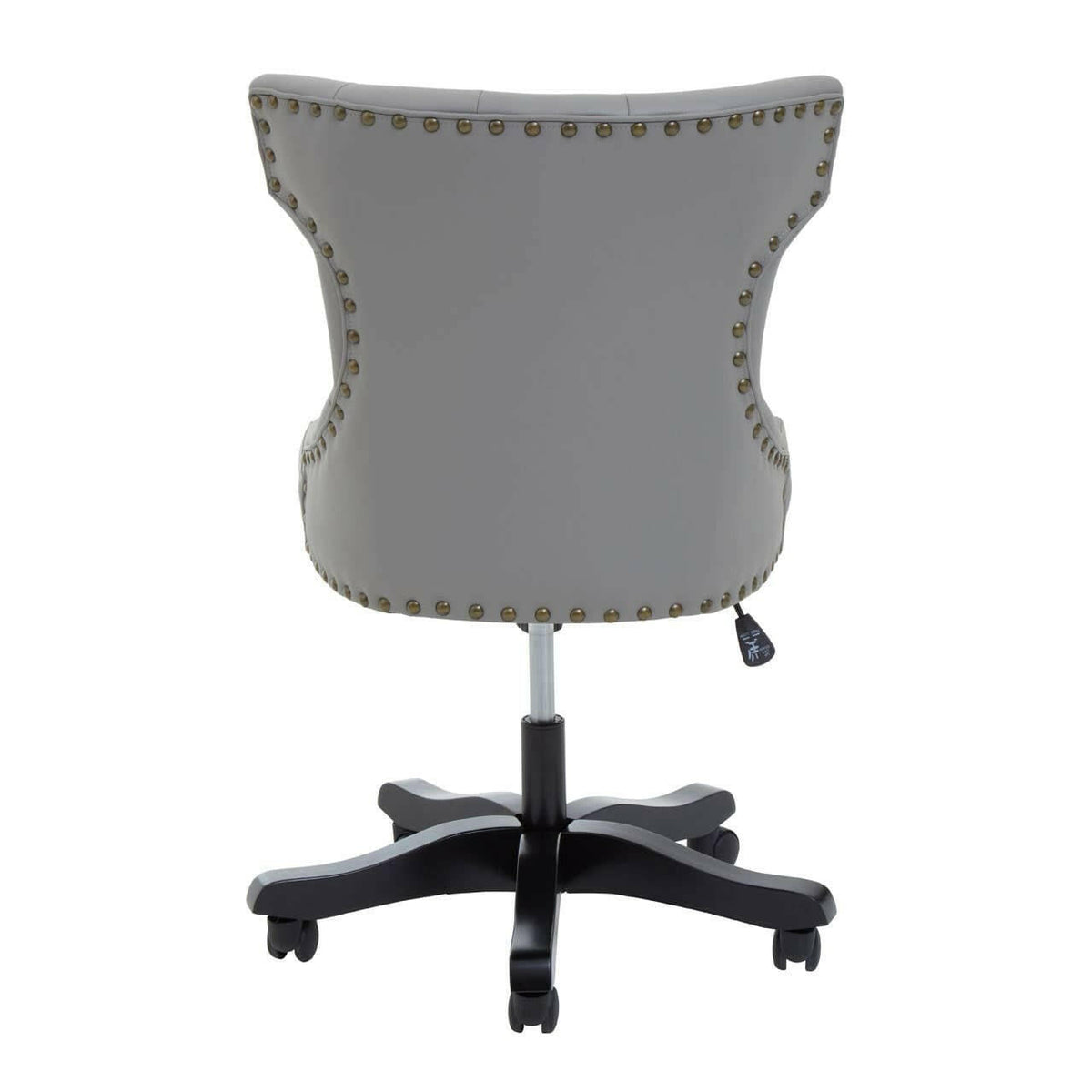 Walson Grey Leather Effect Home Office Chair.