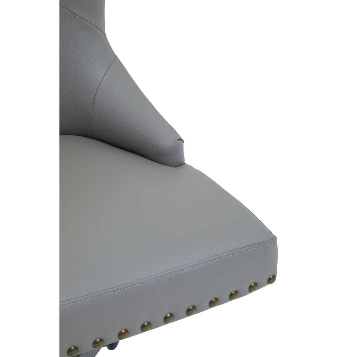 Walson Grey Leather Effect Home Office Chair.