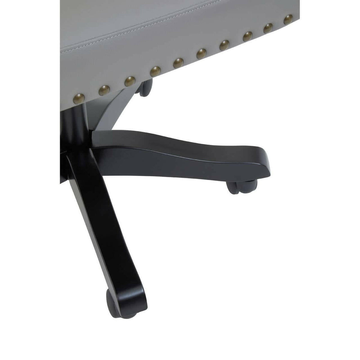 Walson Grey Leather Effect Home Office Chair.