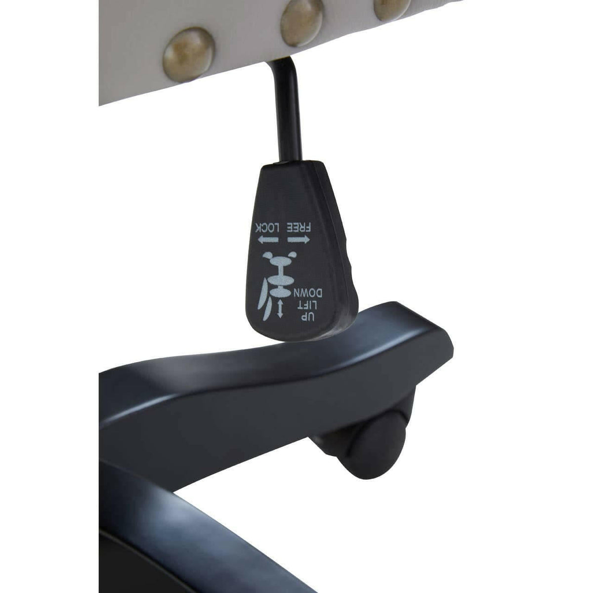 Walson Grey Leather Effect Home Office Chair.