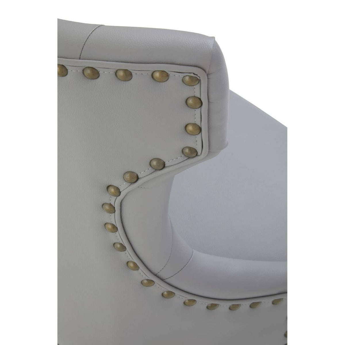 Walson Grey Leather Effect Home Office Chair.