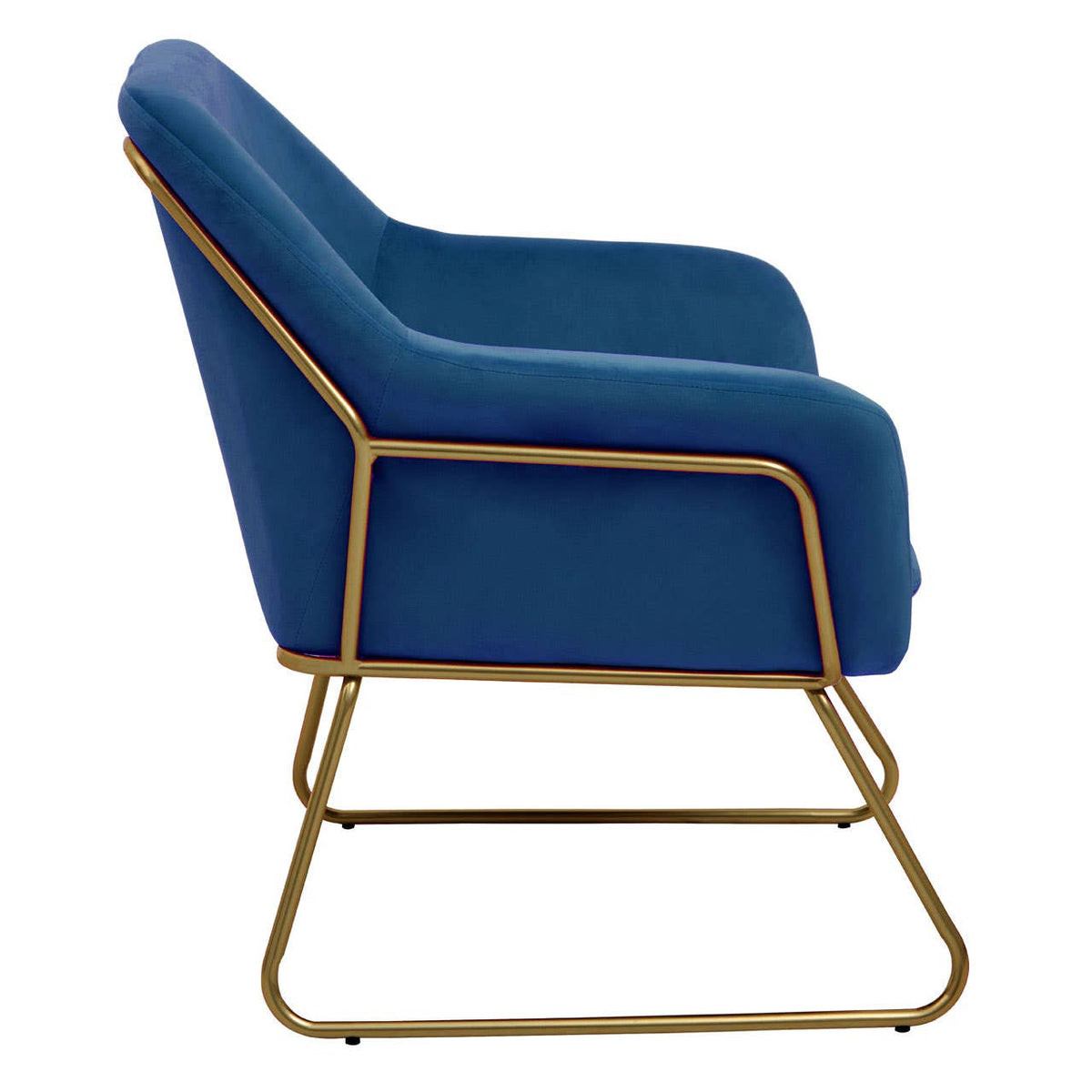 Xander Midnight Velvet Armchair.