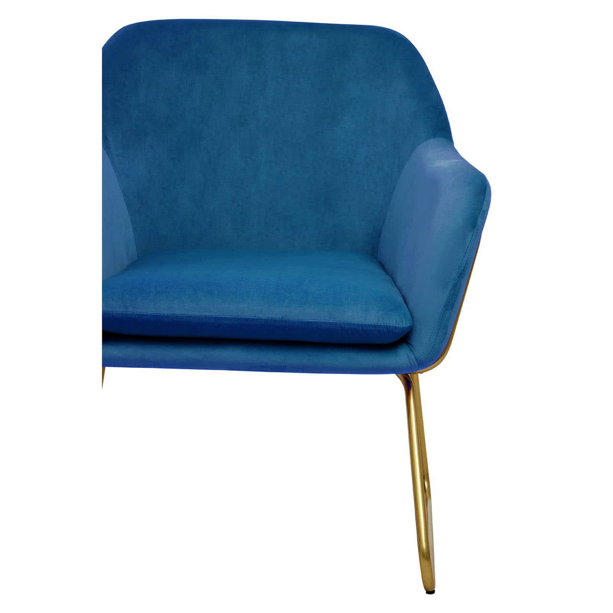 Xander Midnight Velvet Armchair.